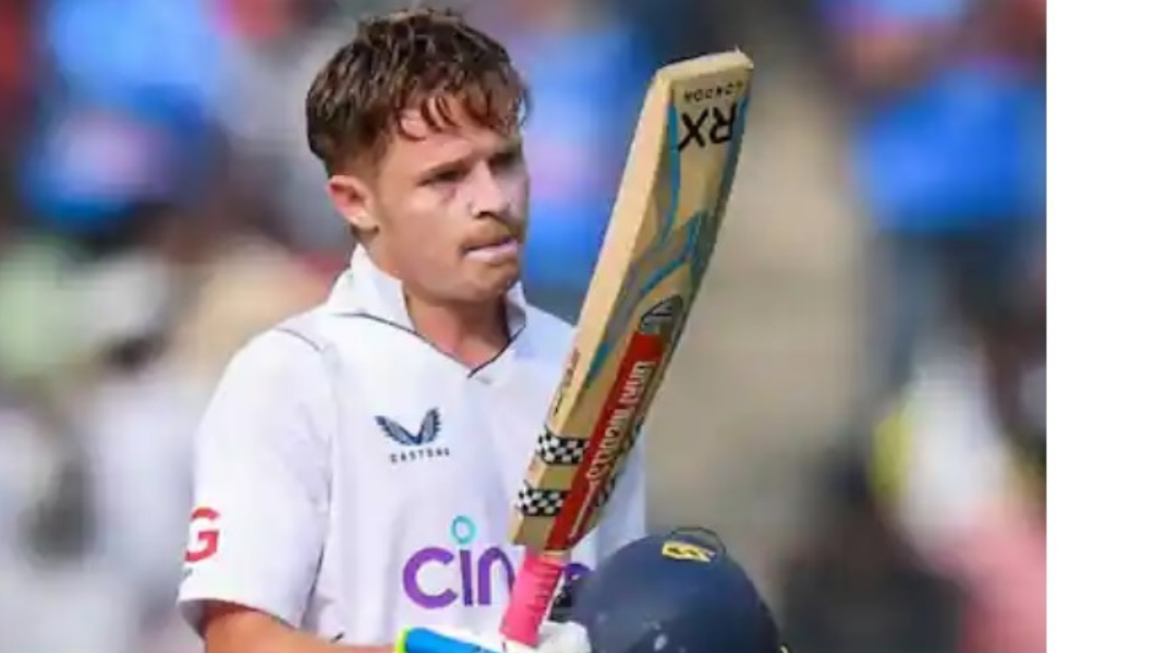 Ollie Pope after scoring 100 vs India in first Test